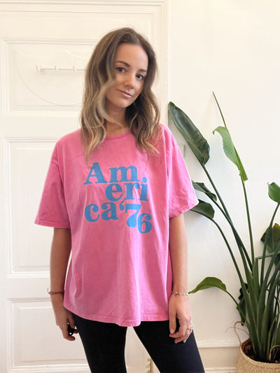 T-Shirt America Pink